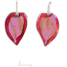 Charger l&#39;image dans la galerie, Bijoux Fleurs - Boucles d&#39;Oreilles - Émaux de joaillerie - Apprêts en Agent 925 - Duos de couleurs

