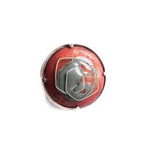 Charger l&#39;image dans la galerie, Bijoux Fleurs - Bagues réglables en argent 925 -Émaux de joaillerie - 2 tailles de cabochon - Duos de couleurs
