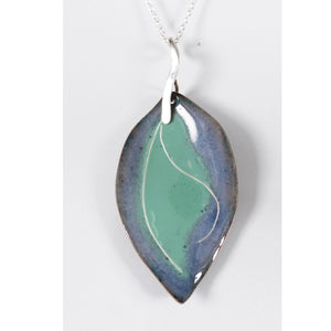Bijoux Fleurs - Pendentifs avec tige et chaîne en argent 925 - Émaux de joaillerie - Duos de couleurs