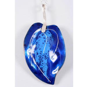 Bijoux Fleurs - Pendentifs avec tige et chaîne en argent 925 - Émaux de joaillerie - Duos de couleurs